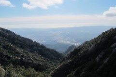 Pohľad smerom na Barcelonu