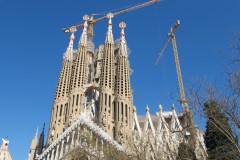 Pohľad z Plaça de la Sagrada Família
