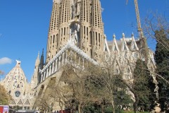 Pohľad z Plaça de la Sagrada Família